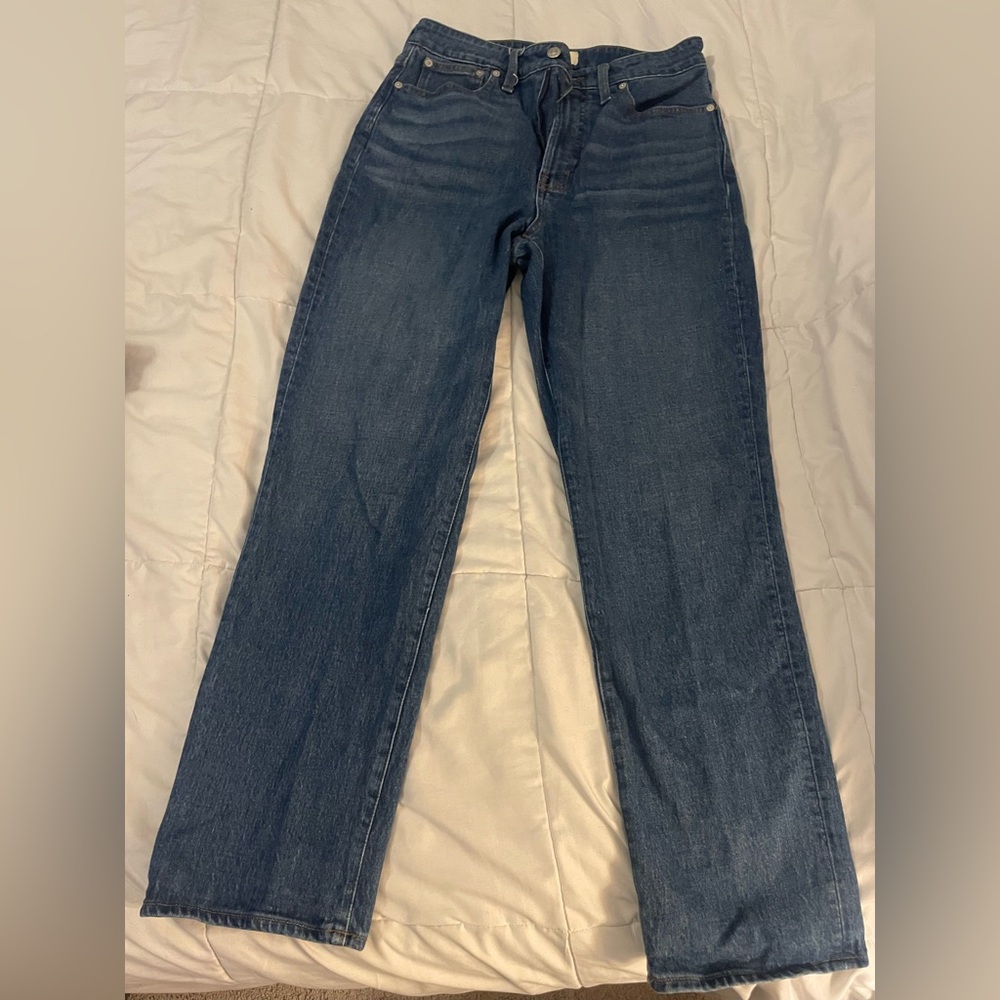 Madewell curvy perfect vintage straight jeans